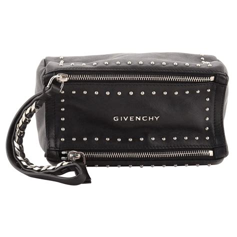 givenchy pandora wristlet leather clutch|Pandora .